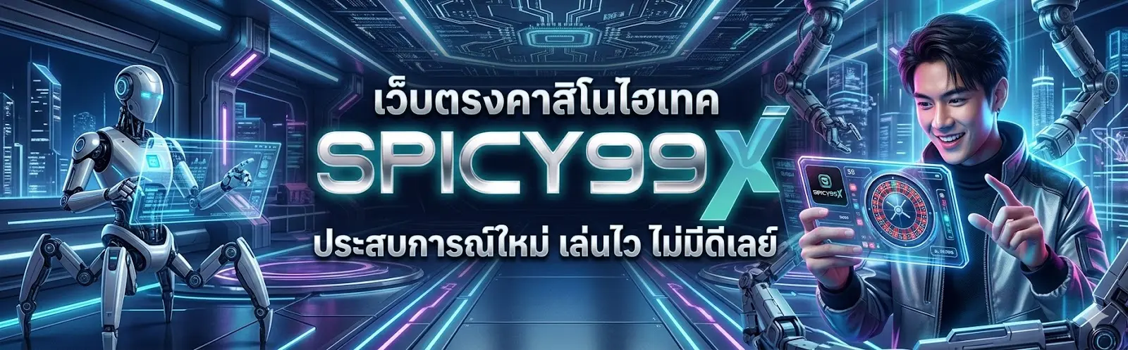 Spicy99x เว็บตรงคาสิโนไฮเทค ประสบการณ์ใหม่ เล่นไว ไม่มีดีเลย์