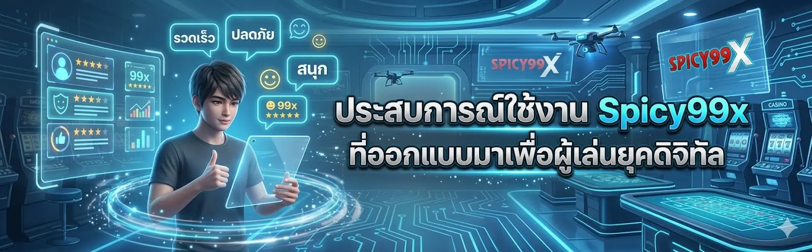 ประสบการณ์ใช้งาน Spicy99x ที่ออกแบบมาเพื่อผู้เล่นยุคดิจิทัล